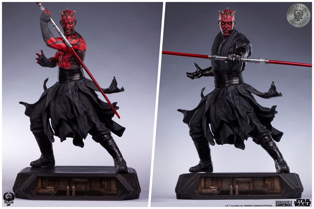 PCS - Star Wars Epic Series Statue 1/3 Darth Maul Platinum Exclusive