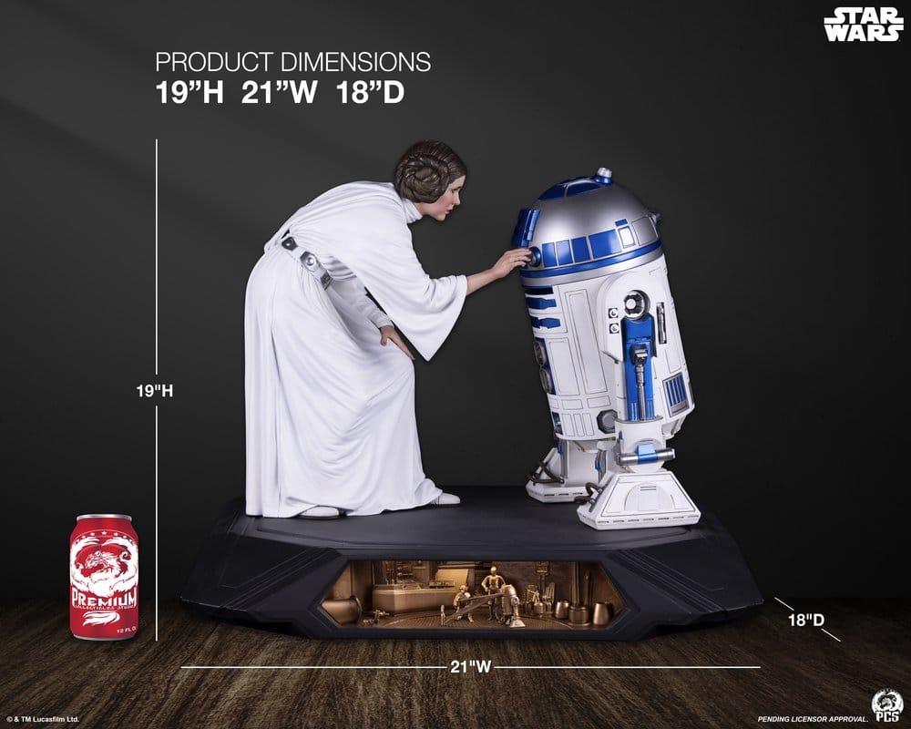 PCS - Star Wars Statue 1/3 Princess Leia 48 cm