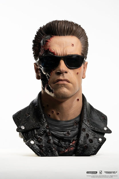PURE ARTS - Terminator 2 Replik 1/1 T-800 Model 101 Battle Damaged Art Mask