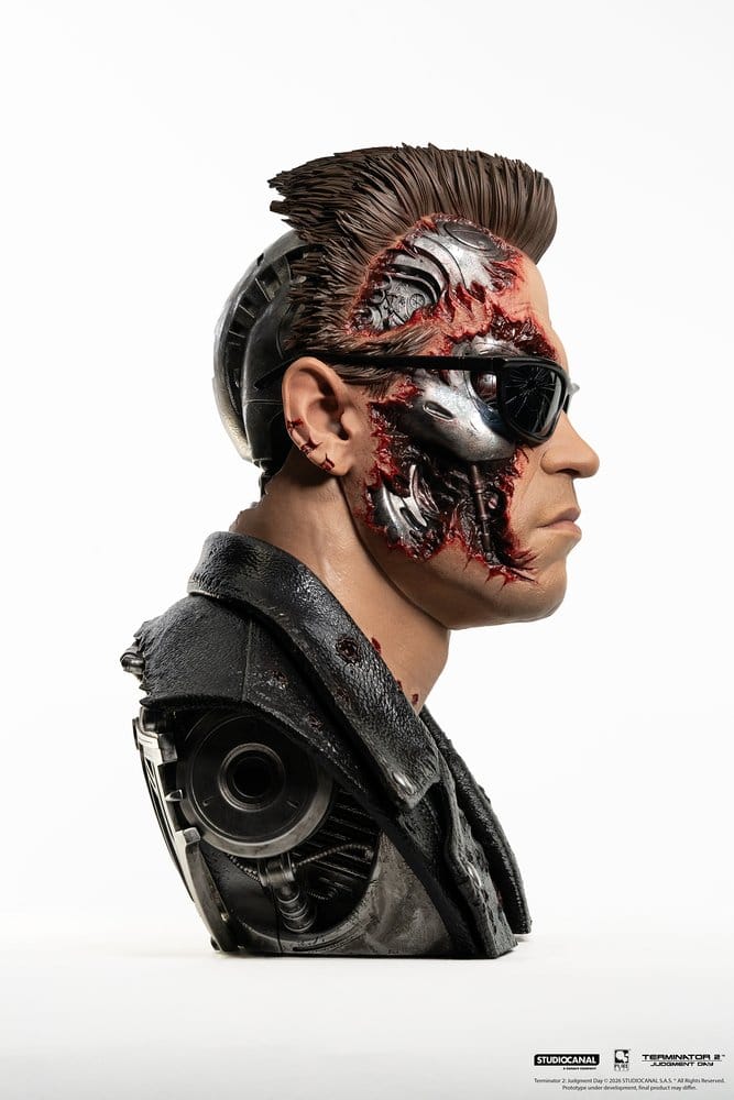 PURE ARTS - Terminator 2 Replik 1/1 T-800 Model 101 Battle Damaged Art Mask