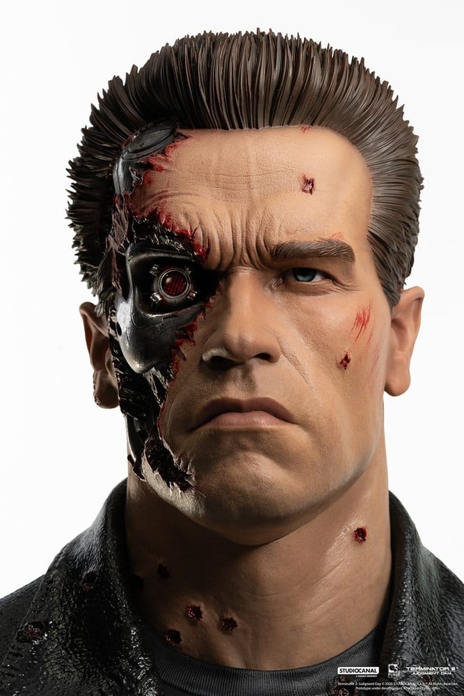 PURE ARTS - Terminator 2 Replik 1/1 T-800 Model 101 Battle Damaged Art Mask