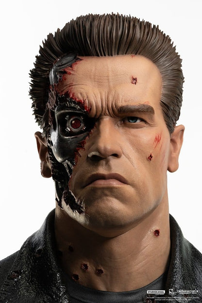PURE ARTS - Terminator 2 Replik 1/1 T-800 Model 101 Battle Damaged Art Mask