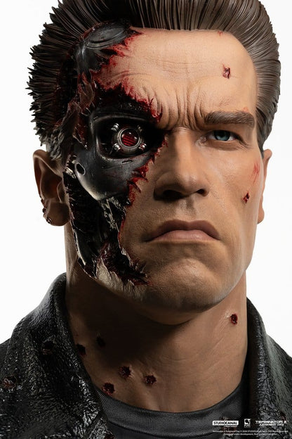 PURE ARTS - Terminator 2 Replik 1/1 T-800 Model 101 Battle Damaged Art Mask