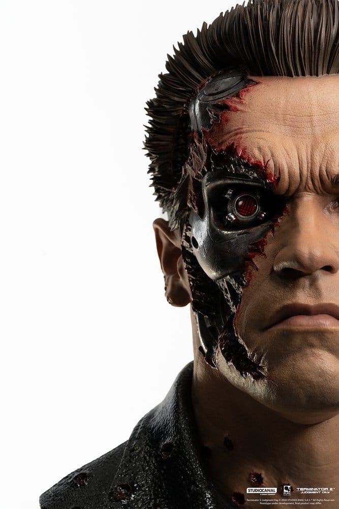 PURE ARTS - Terminator 2 Replik 1/1 T-800 Model 101 Battle Damaged Art Mask