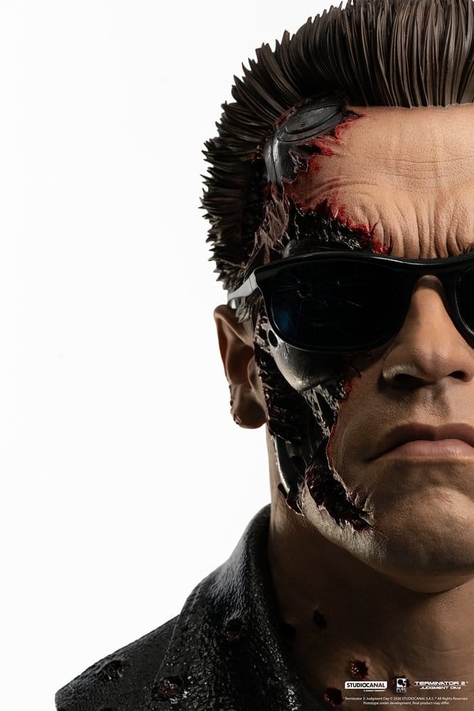 PURE ARTS - Terminator 2 Replik 1/1 T-800 Model 101 Battle Damaged Art Mask