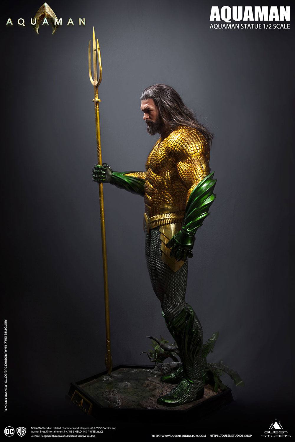 QUEEN STUDIOS - Dc Comics - Aquaman Statue 1:2 Aquaman