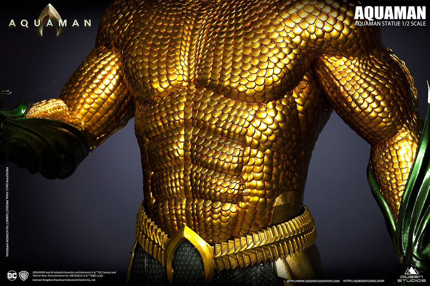 QUEEN STUDIOS - Dc Comics - Aquaman Statue 1:2 Aquaman
