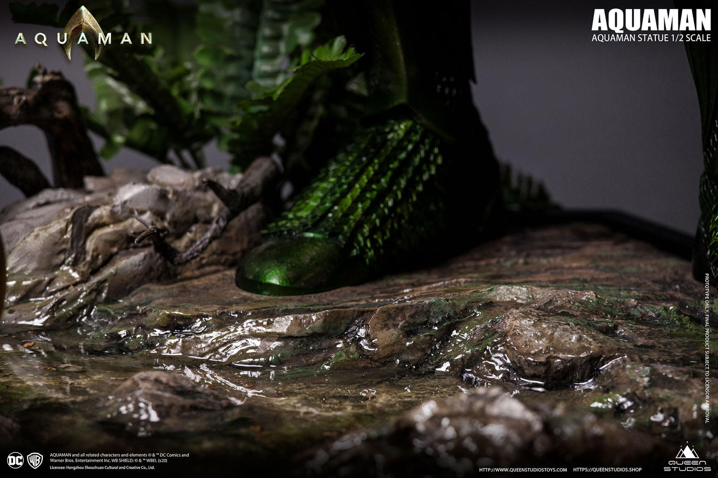 QUEEN STUDIOS - Dc Comics - Aquaman Statue 1:2 Aquaman