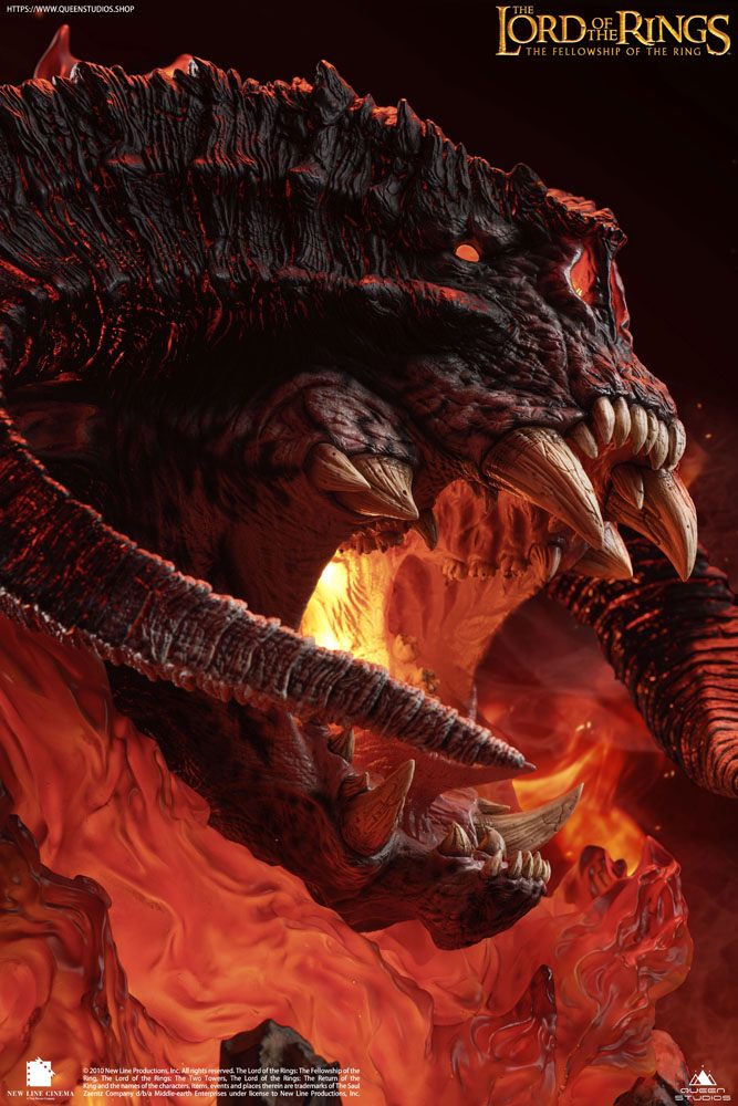 QUEEN STUDIOS - The Lord of the Rings - Bust 1:1 Balrog Polda Edition Ver II (Flames & Base)