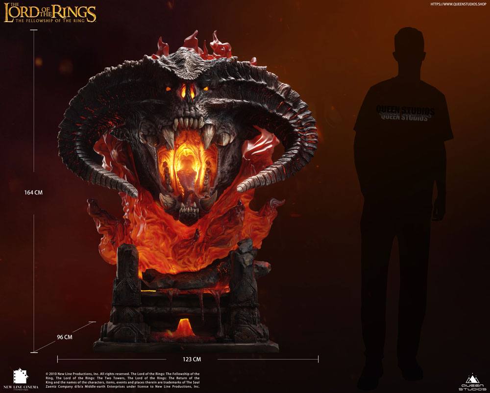 QUEEN STUDIOS - The Lord of the Rings - Bust 1:1 Balrog Polda Edition Ver II (Flames & Base)