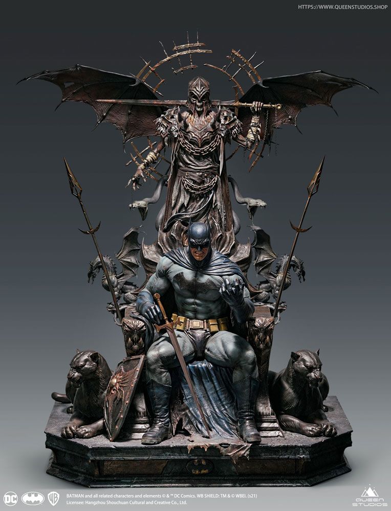 QUEEN STUDIOS - Dc Comics - Statue 1:4 Batman on Thrones Premium Edition 92