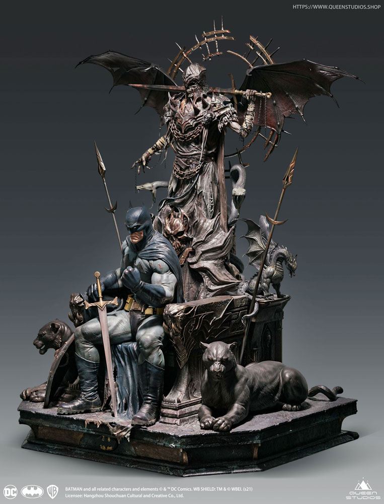 QUEEN STUDIOS - DC Comics Statue 1/4 Batman on Throne Premium Edition 92