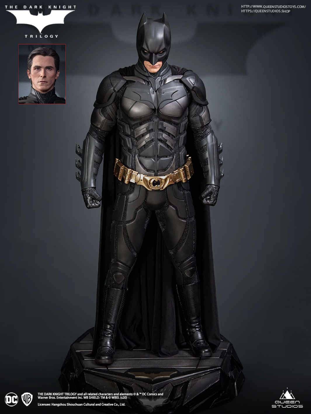 QUEEN STUDIOS - Dc Comics - The Dark Knight Statue 1:3 Batman Premium Edition