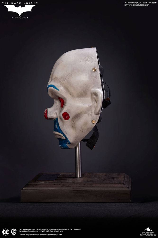 QUEEN STUDIOS - Dc Comics - The Dark Knight Prop Replica 1:1 The Joker-Clown Mask