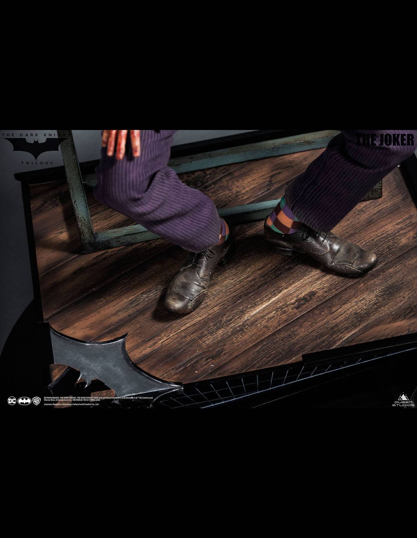 QUEEN STUDIOS - Dc Comics - The Dark Knight Statue 1:3 Heath Ledger Joker Special Edition