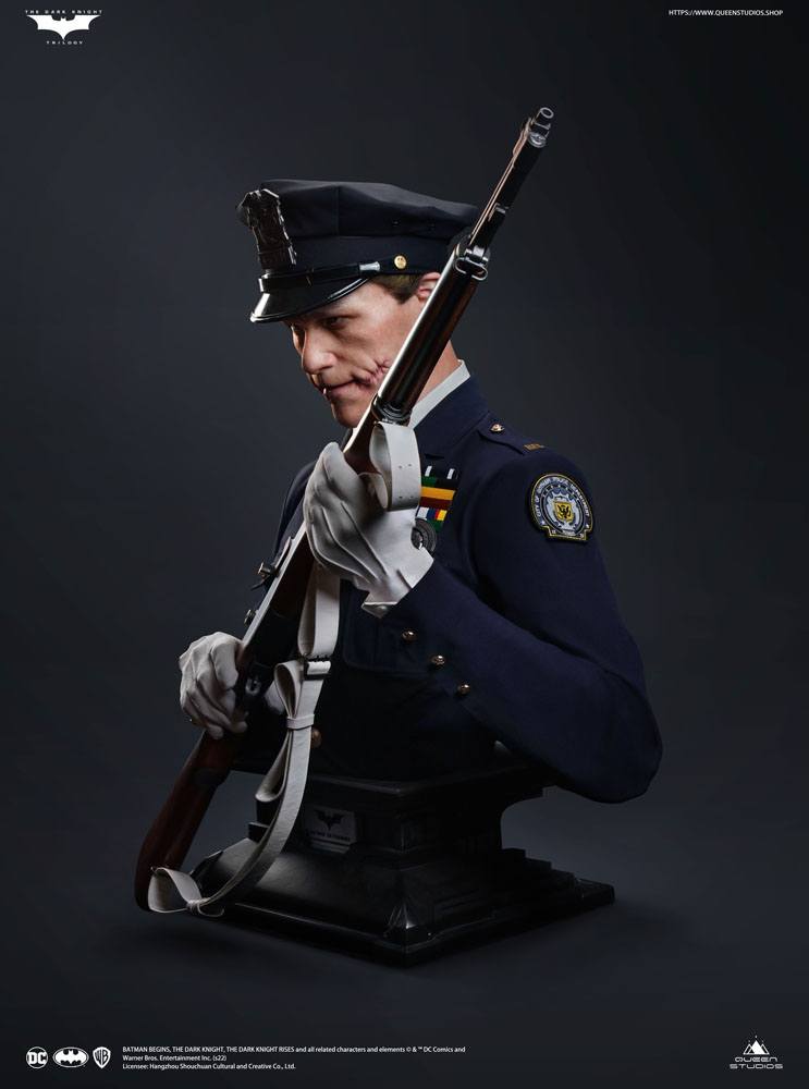 QUEEN STUDIOS - Dc Comics - The Dark Knight Bust 1:1 The Joker (Police Uniform)