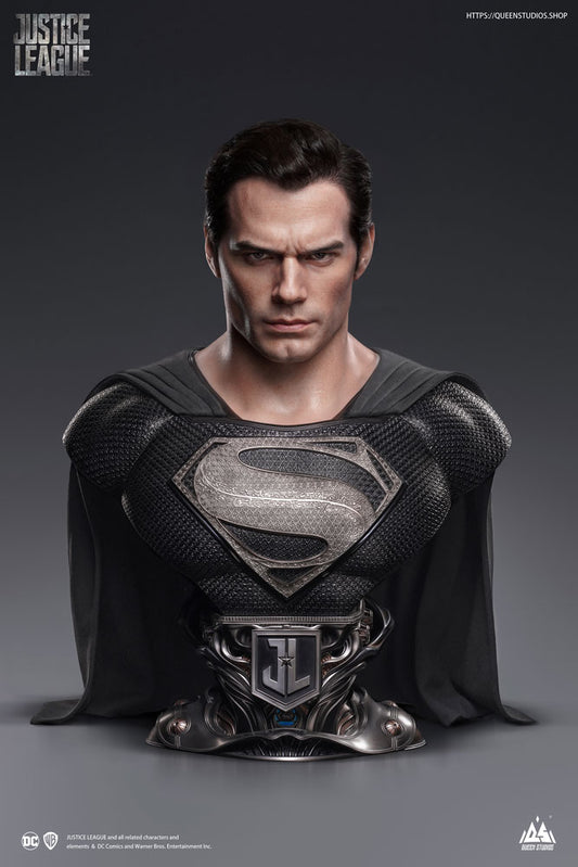 QUEEN STUDIOS - Dc Comics - Superman Bust 1:1 Superman Black Ver