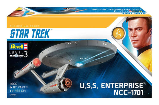 REVELL - Star Trek Tos Model Kit 1/600 U.S.S. Enetrprise NCC-1701