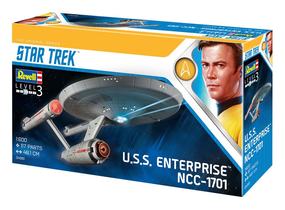 REVELL - Star Trek Tos Model Kit 1/600 U.S.S. Enetrprise NCC-1701