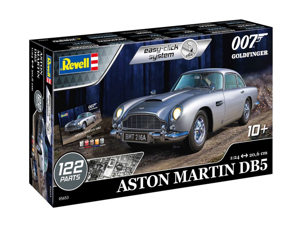 REVELL MODEL KIT -  James Bond Model Kit Gift Set 1/24 Aston Martin DB5 (Goldfinger)