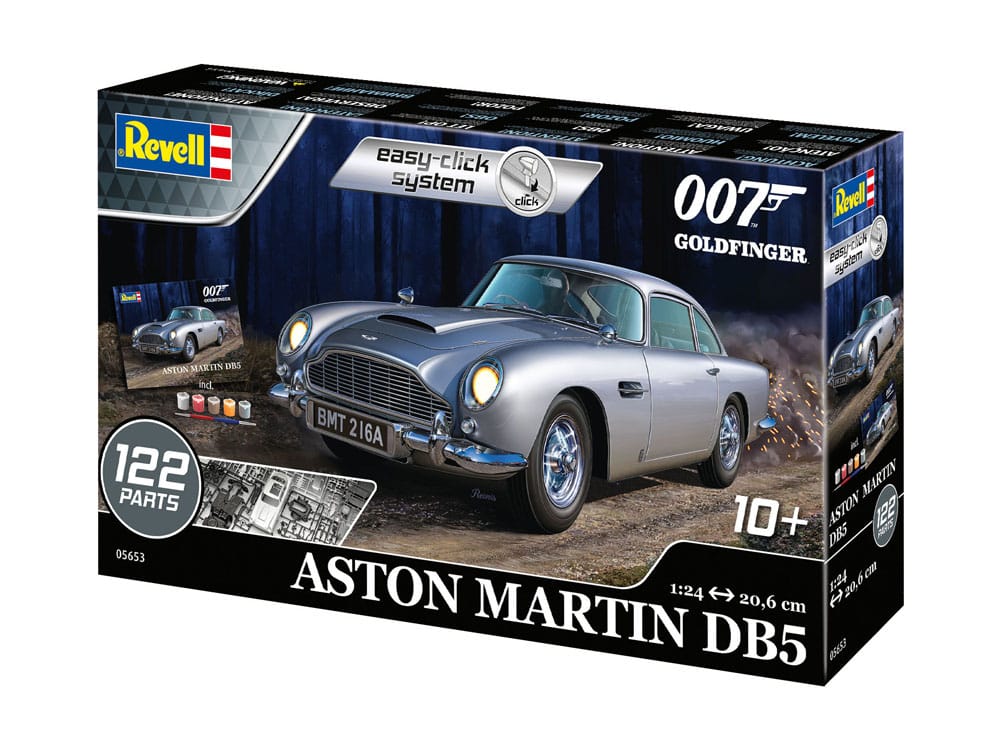 REVELL MODEL KIT -  James Bond Model Kit Gift Set 1/24 Aston Martin DB5 (Goldfinger)