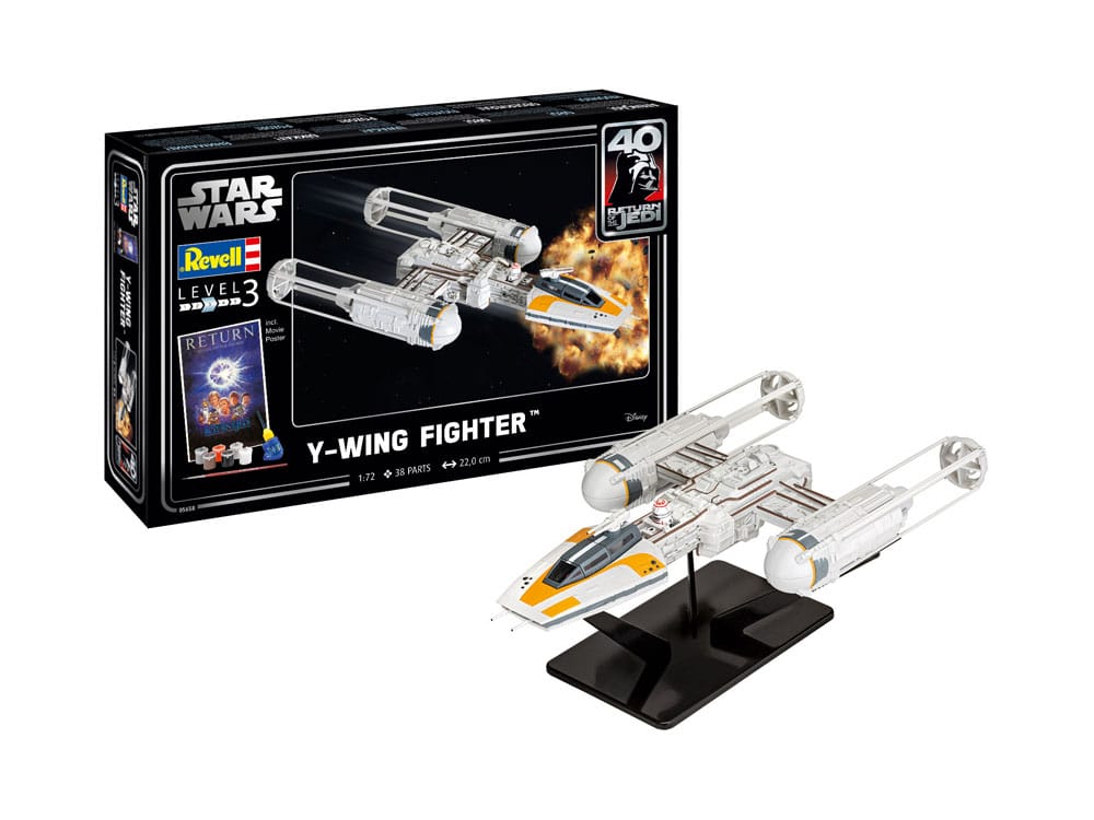 REVELL - Star Wars Model Kit Gift Set Y-wing Fighter