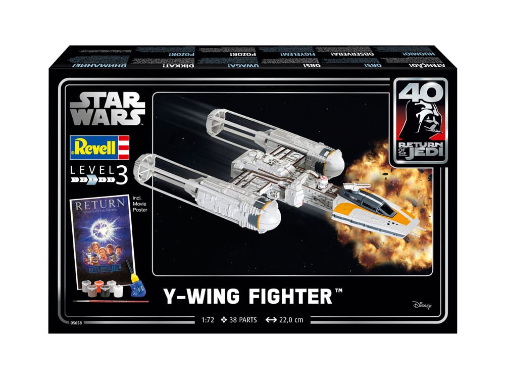 REVELL - Star Wars Model Kit Gift Set Y-wing Fighter