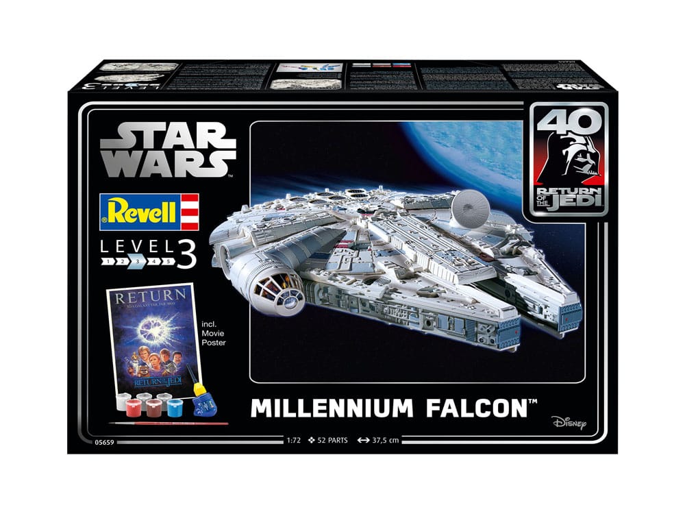 REVELL - Star Wars Model Kit Gift Set Millennium Falcon