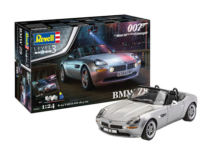 REVELL MODEL KIT  - James Bond (The World Is Not Enough) - BMW Z8 Model Kit Gift Set 1/24