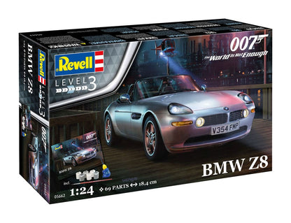 REVELL MODEL KIT  - James Bond (The World Is Not Enough) - BMW Z8 Model Kit Gift Set 1/24