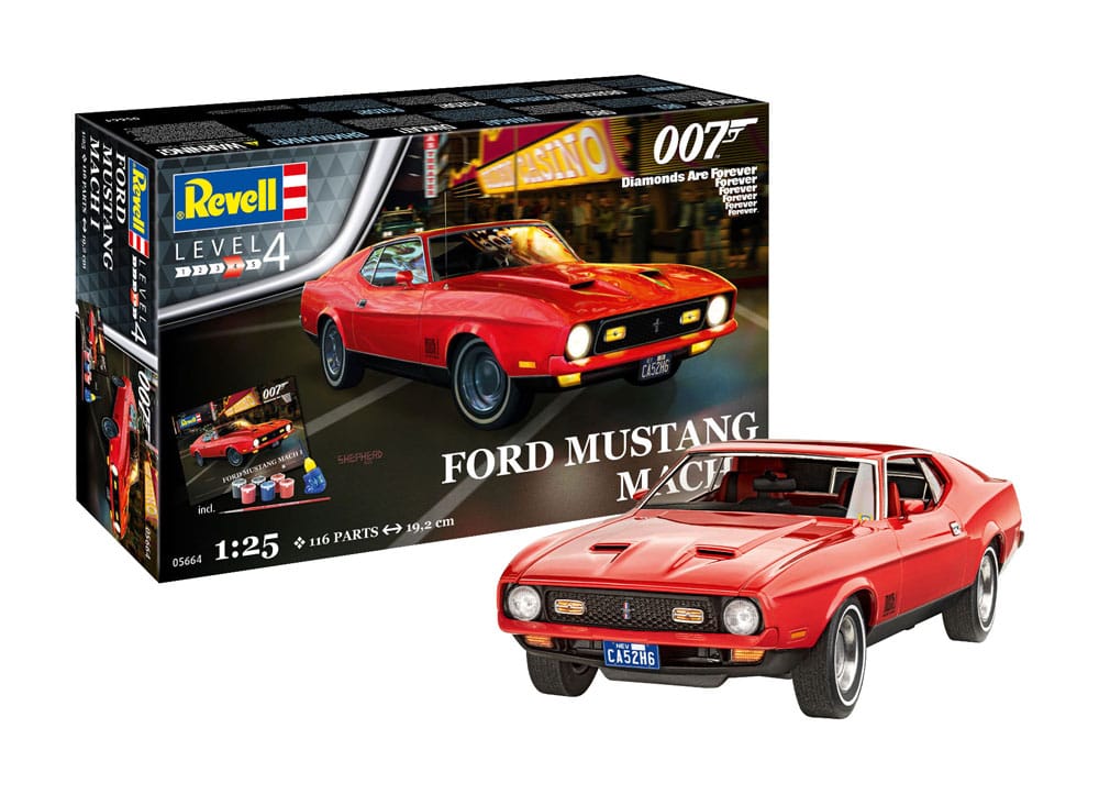 REVELL - James Bond Model Kit Gift Set Ford Mustang Mach I