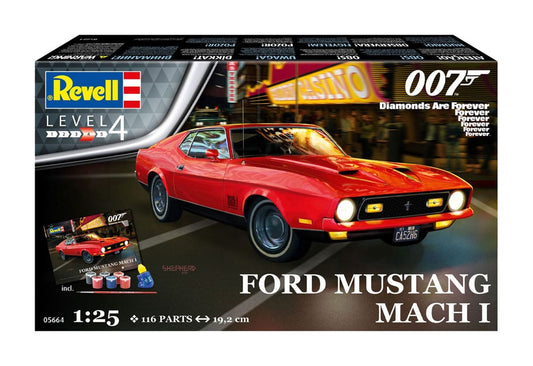 REVELL - James Bond - Ford Mustang Mach I Model Kit Gift Set