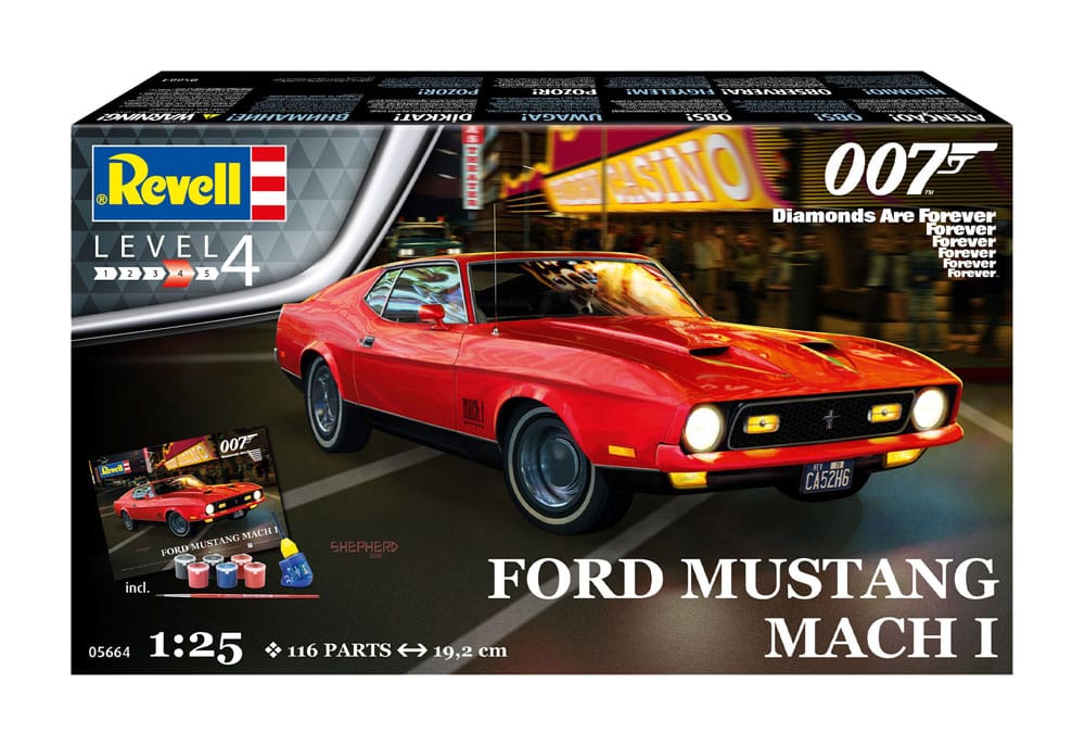 REVELL - James Bond Model Kit Gift Set Ford Mustang Mach I