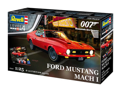 REVELL - James Bond Model Kit Gift Set Ford Mustang Mach I (Diamonds Are Forever)  1/25