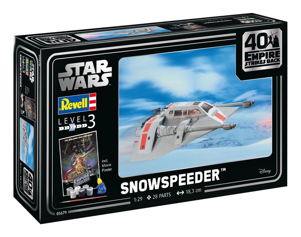 REVELL - Star Wars Model Kit Snowspeeder - 40Th Anniversary 1/29
