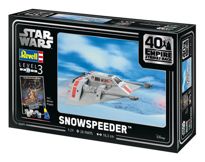REVELL - Star Wars Model Kit Snowspeeder - 40Th Anniversary 1/29