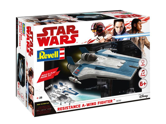 REVELL - Star Wars Model Kit with Sound and Light Resistence A-Wing Fighter