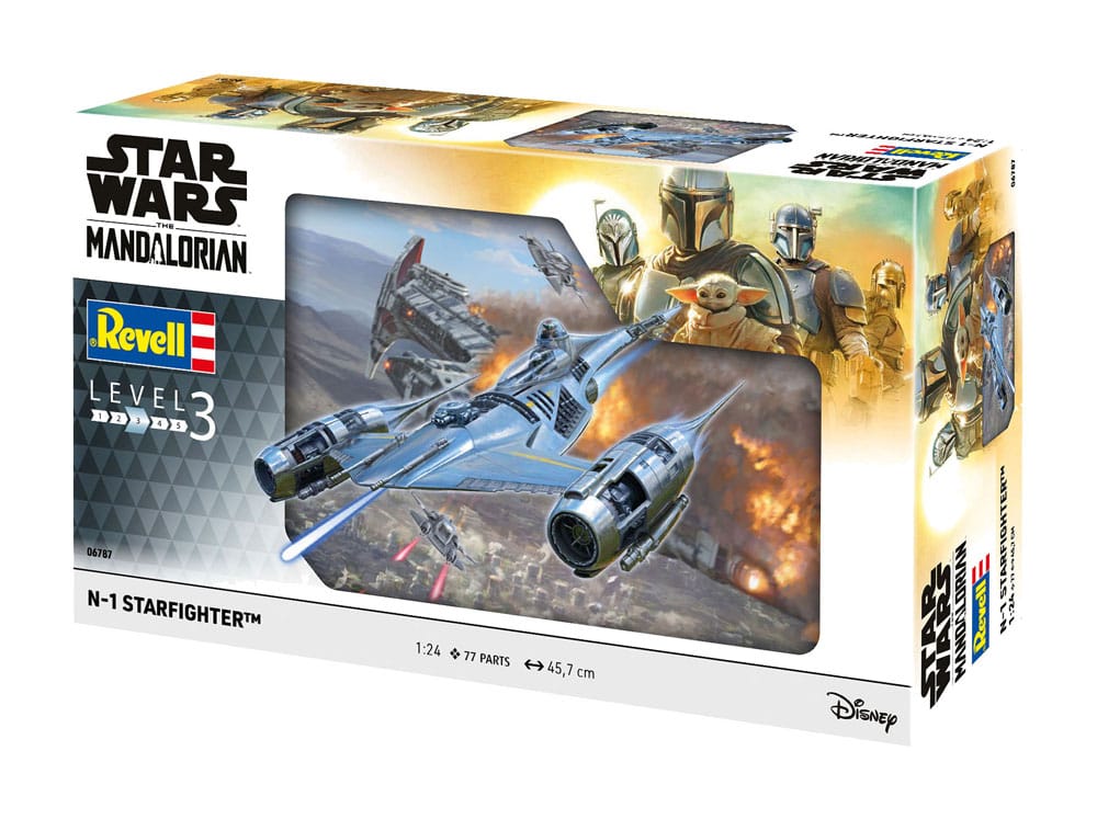 REVELL MODEL KIT  - Star Wars: The Mandalorian Model Kit 1/24 N-1 Starfighter