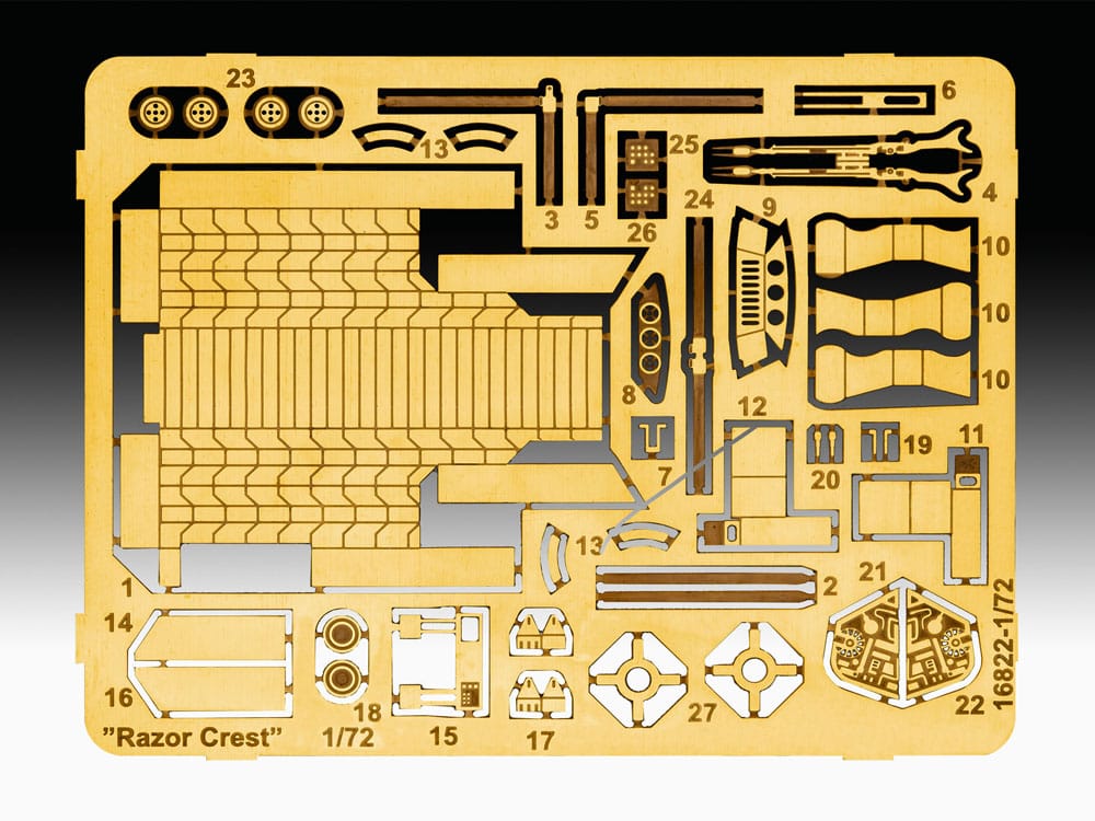 REVELL - Star Wars The Mandalorian Model Kit Razor Crest Platinum Edition