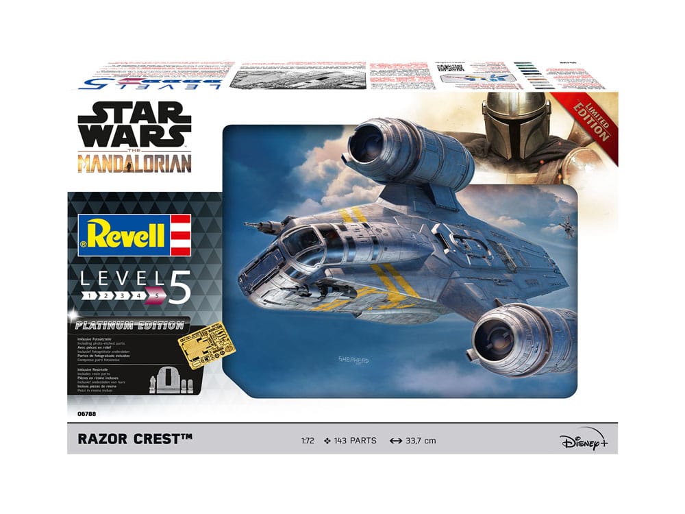 REVELL - Star Wars The Mandalorian Model Kit Razor Crest Platinum Edition