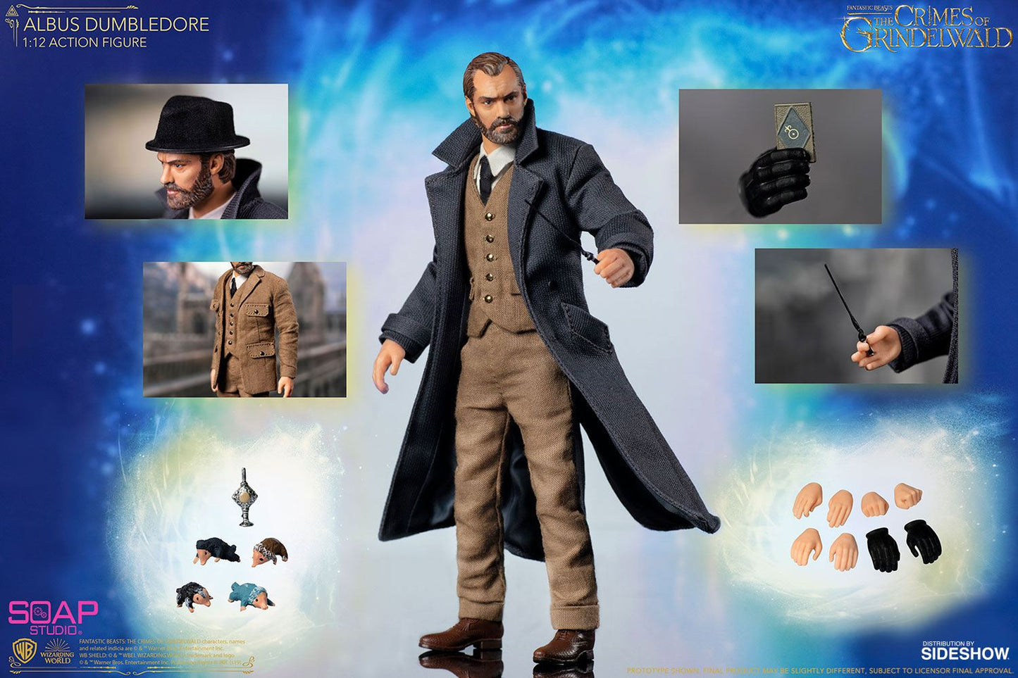 SOAP STUDIO - Fantastic Beasts The Crimes of Grindelwald Action Figure 1:12 Albus Dumbledore