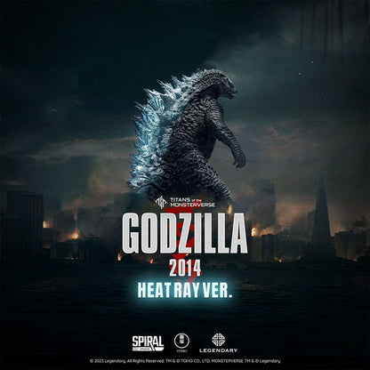 SPIRAL STUDIO - Godzilla 2014 Titans of the Monsterverse PVC Statue Godzilla (Heat Ray Version)