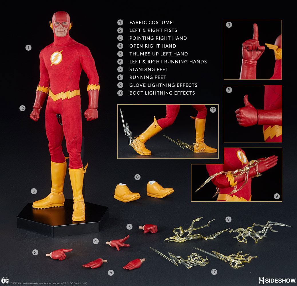SIDESHOW - Dc Comics - Action Figure 1:6 The Flash