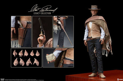 SIDESHOW - The Good, The Bad and The Ugly Clint Eastwood Legacy Collection Action Doll 1:6 The Man with No Name SS100451