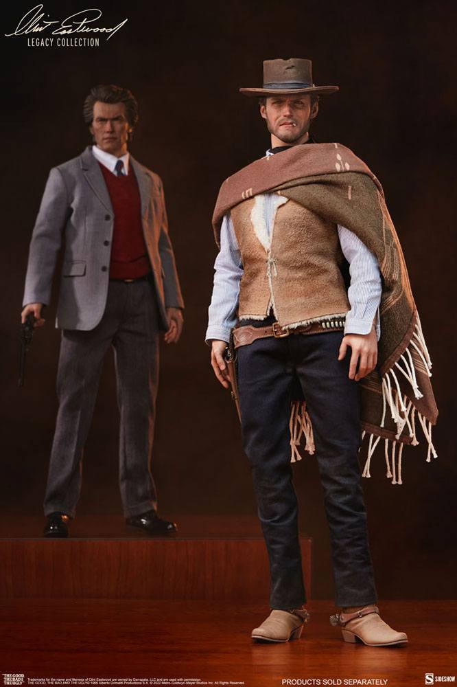 SIDESHOW - The Good, The Bad and The Ugly Clint Eastwood Legacy Collection Action Doll 1:6 The Man with No Name SS100451