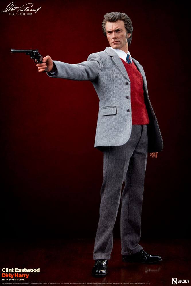 SIDESHOW - Dirty Harry Clint Eastwood Legacy Collection Action Figure 1/6 Harry Callahan