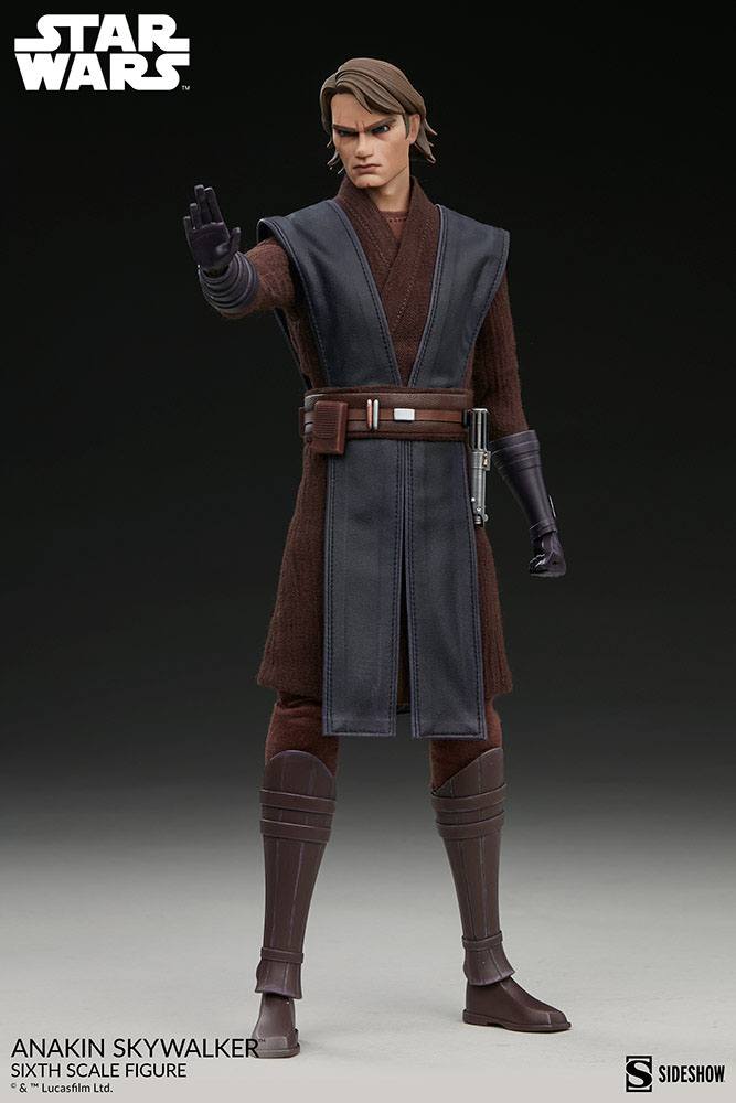 SIDESHOW - Star Wars The Clone Wars Action Figure 1/6 Anakin Skywalker