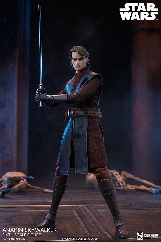 SIDESHOW - Star Wars The Clone Wars Action Figure 1/6 Anakin Skywalker