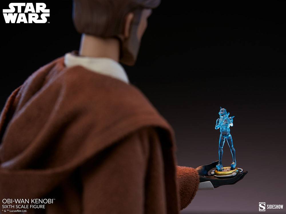 SIDESHOW - Star Wars The Clone Wars Action Figure 1/6 Obi-Wan Kenobi