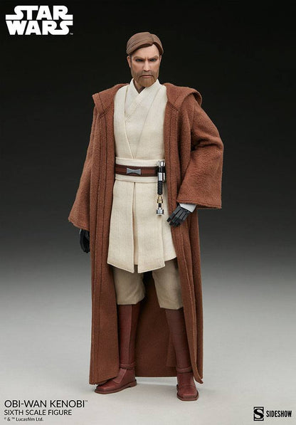 SIDESHOW - Star Wars The Clone Wars Action Figure 1/6 Obi-Wan Kenobi